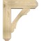 Ekena Millwork Olympic Craftsman Rough Sawn Bracket w/ Offset Brace, Douglas Fir, 8"W x 26"D x 30"H BKT0806X26X30OLY04RDF - alternate 3